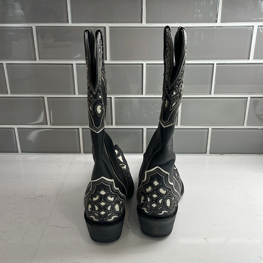 Ariat Women’s Black Western Boot Style 10008747 2530 Size 9.5 B - Picture 4 of 11